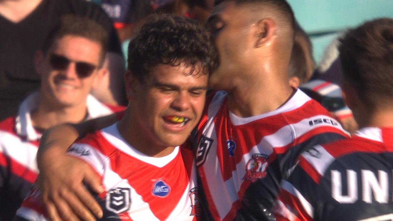 Latrell Mitchell starred for the Roosters after a huge week.