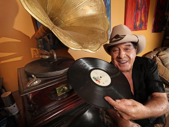 Molly Meldrum at home in Melbourne. Picture: Alex Coppel