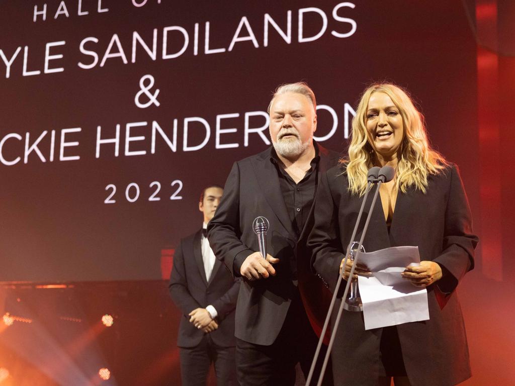 Kyle Sandilands and Jackie O were welcomed into the Commercial Radio Hall of Fame.