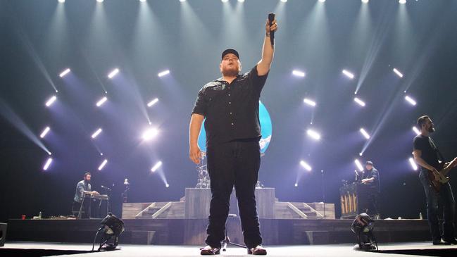 Luke Combs, whose hits include love songs and party anthems such as Beer Never Broke My Heart.