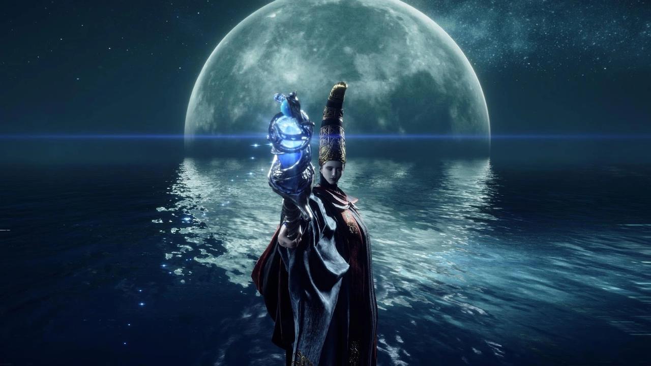 Rennala, Queen of the Full Moon is the second main boss in the game. Picture: Bandai Namco