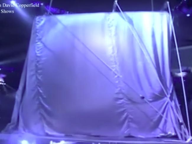 Audience members “disappear” during David Copperfield’s famous “Lucky 13” trick. Picture: ABC