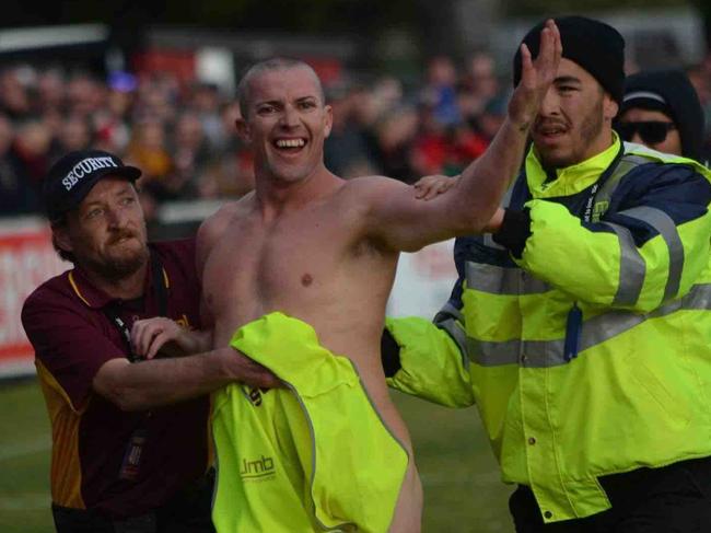 Lucas Garth has set up a gofundme page to pay for his $900 fine for streaking in the MPNFL grand final.