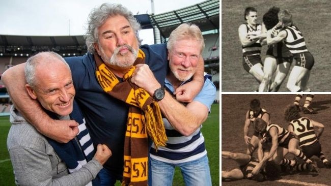 Then and now: Bews, Dipper and Bruns.
