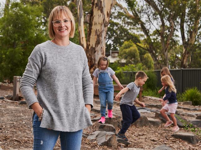 ELC Teacher and Parent, Bettina Abram poses for a picture at St Johns Grammar Pre School in Belair, Friday, Jan. 24, 2020. Picture: MATT LOXTON