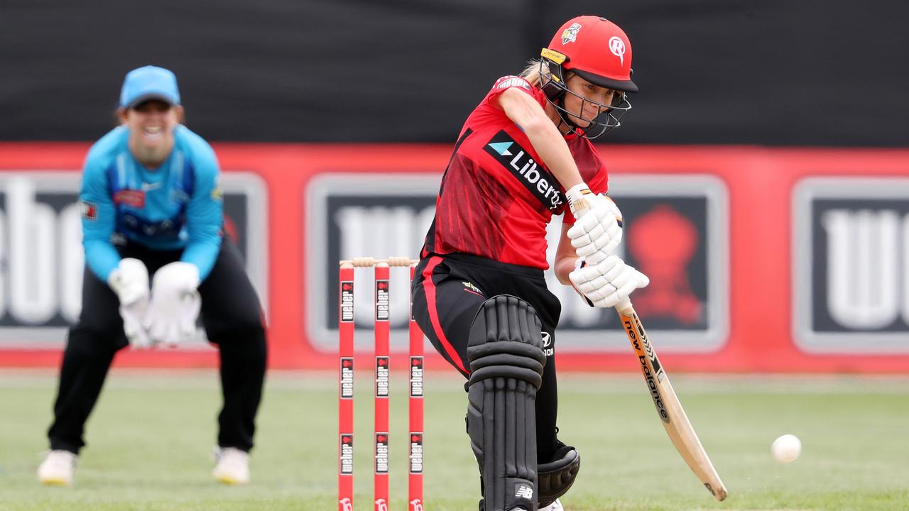 Renegades captain Sophie Molineux said the team are rallying around injured bowler Georgia Wareham. Picture: Sarah Reed/Getty Images