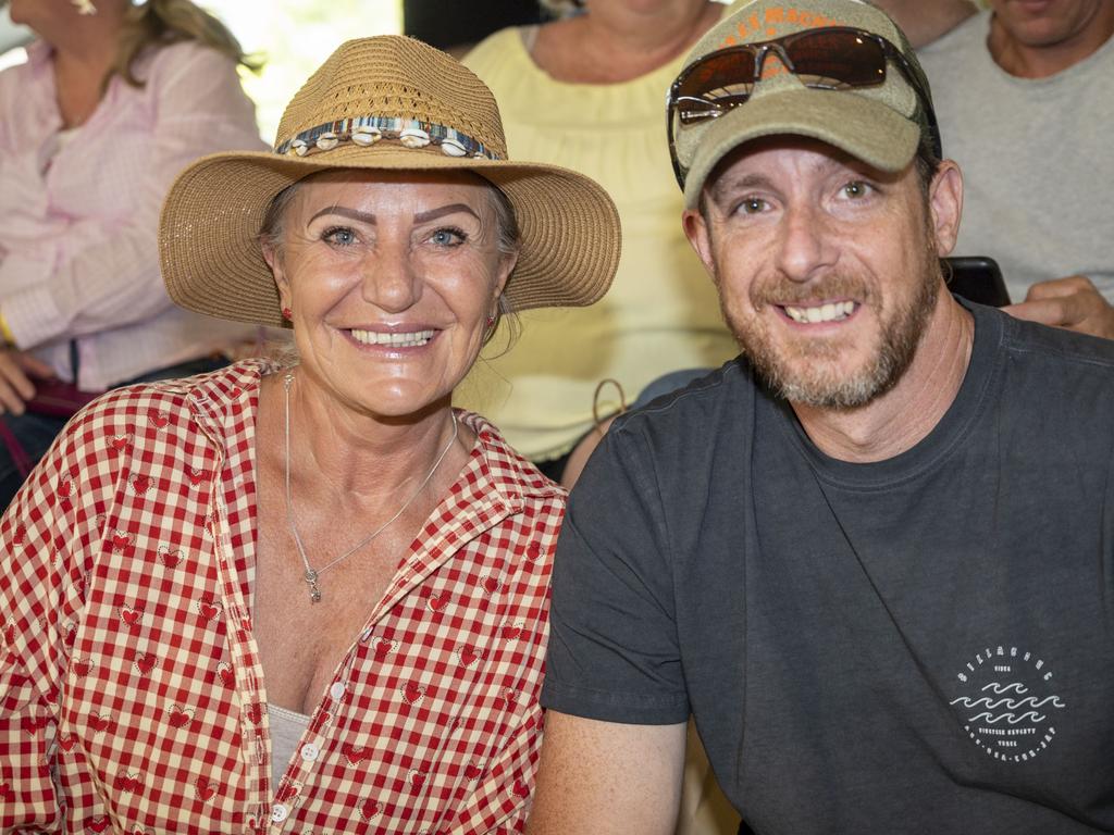 Petra Shearer and Derick Shearer at Meatstock, Toowoomba Showgrounds. Friday, April 8, 2022. Picture: Nev Madsen.