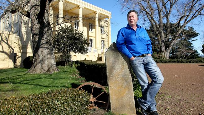 National Trust managing director Matthew Smithies outside Clarendon House. Picture: Ross Marsden