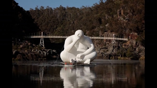 Amanda Parer's MAN installation at Mona Foma