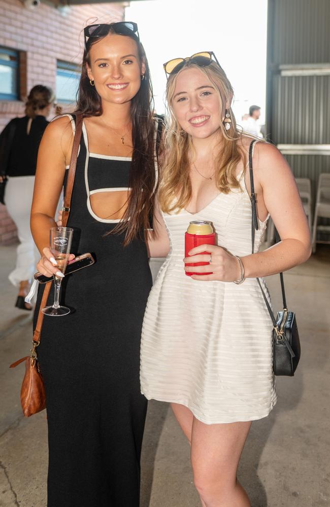 Taylah Verri and Shae Robinson at NQ Classic Derby Day Mackay Turf Club Saturday 30 September 2023 Picture: Michaela Harlow