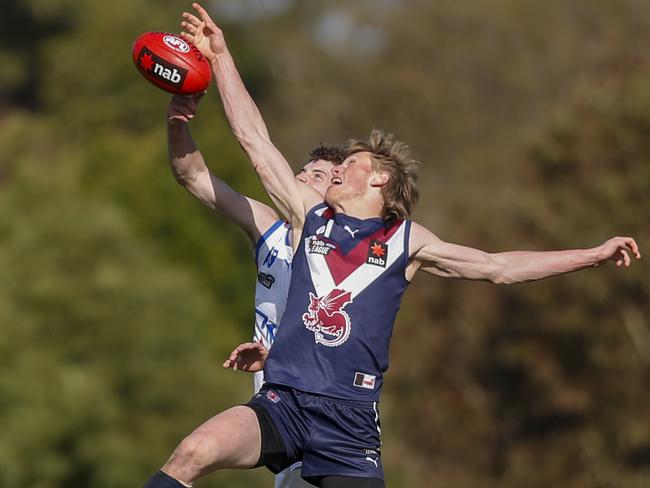 NAB League Boys: Sandringham Dragons v Oakleigh Chargers. Max Heath - Sandringham Dragons. Picture: Valeriu Campan