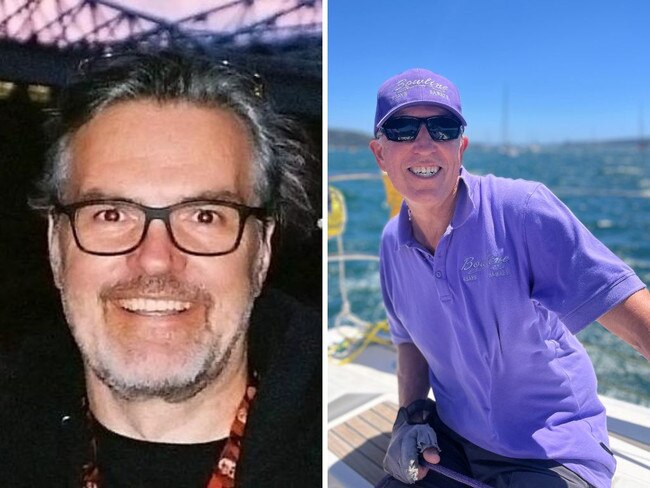 Sydney Hobart victims Roy Quaden (left) and Nick Smith (right)