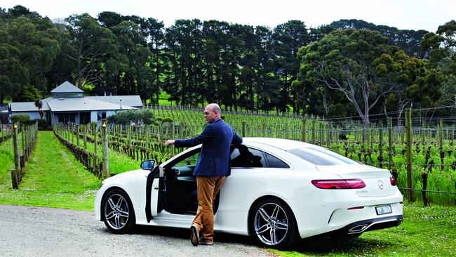 Writer Chip Le Grand on Mornington Peninsula. Pic: Julian Kingma