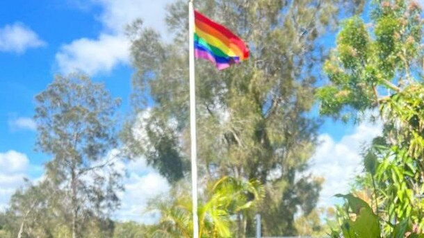 The LGBTQI+ flag which prompted the "disgusting" letter. Picture: Instagram