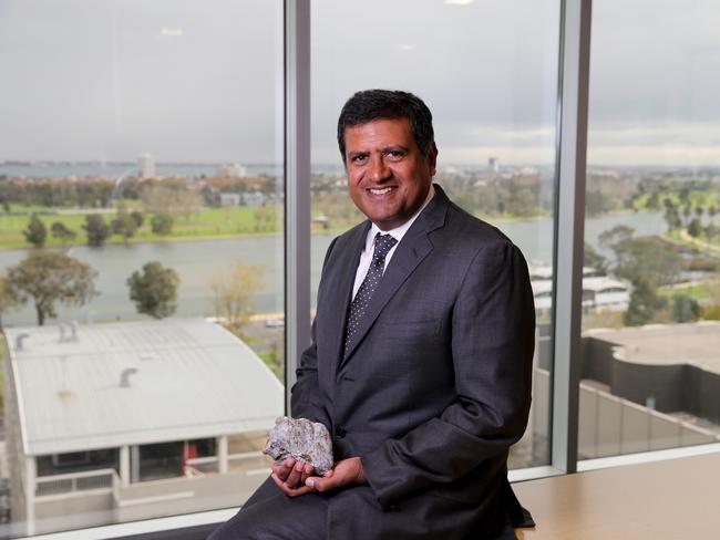 19/05/2016: Newcrest CEO Sandeep Biswas, in Melbourne. Stuart McEvoy for The Australian.