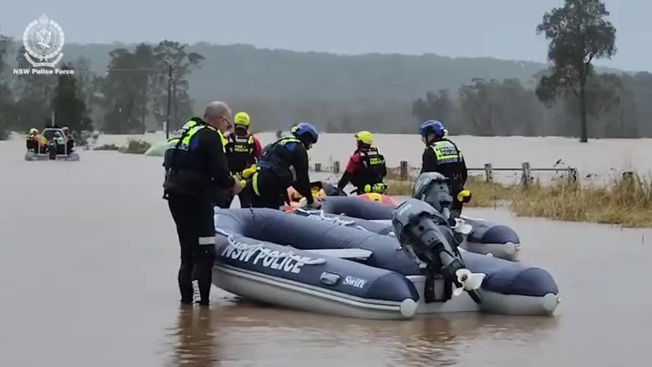 Police operations in flood affected Taree