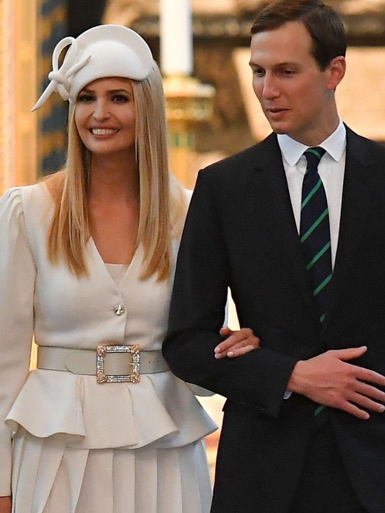 Ivanka Trump and her husband Jared Kushner. Picture: AFP