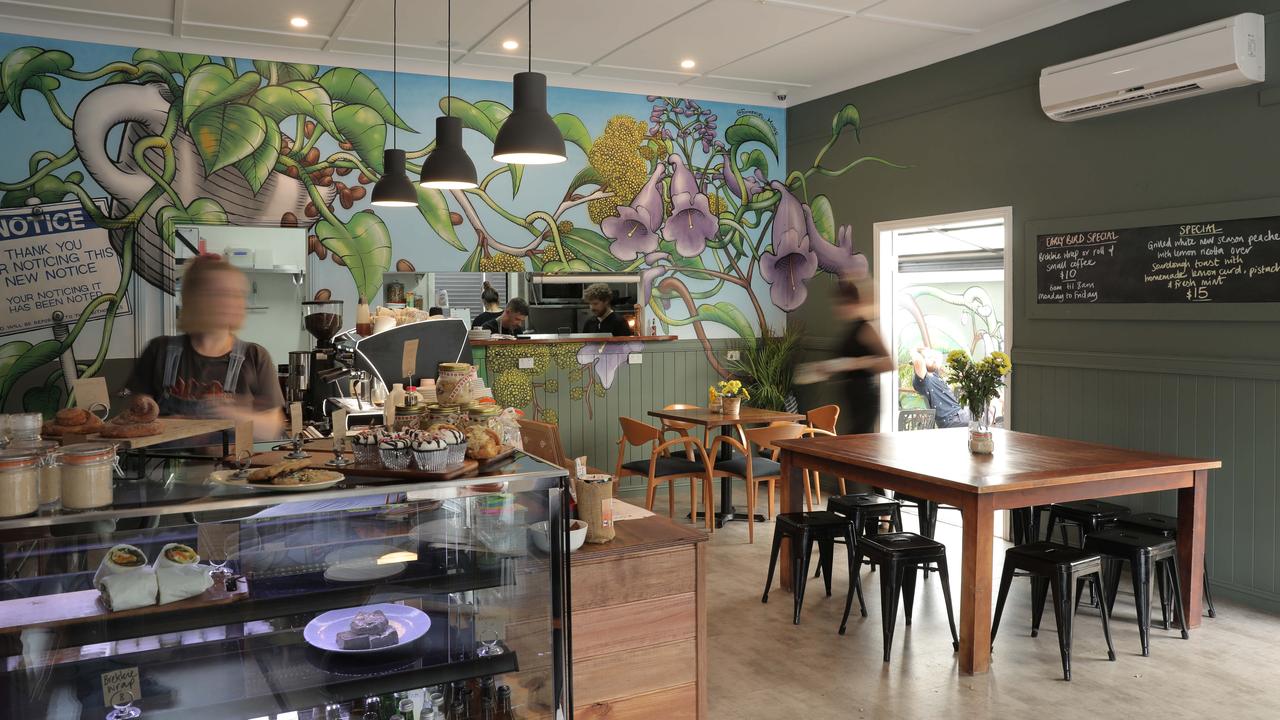 Pablo in New Farm appeals to families with its relaxed fit-out and friendly service. Picture: Mark Cranitch.