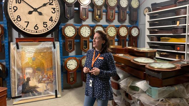 The heritage clocks room at Sydney's Central Station.