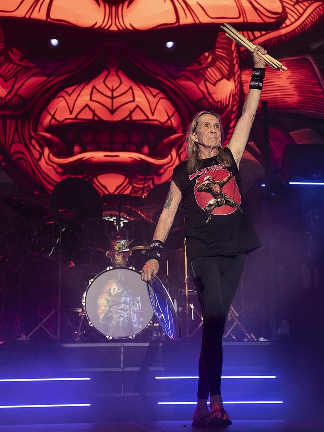 Nicko McBrain of Iron Maiden. Picture: Supplied