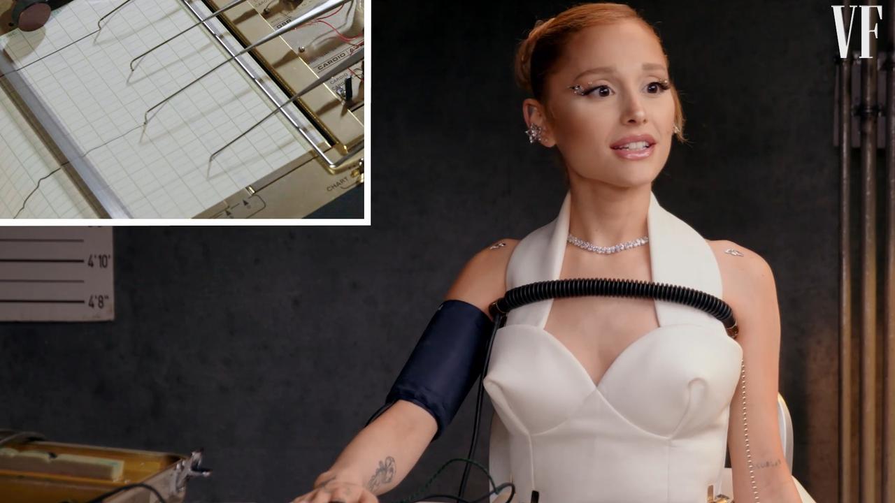 Ariana Grande took a lie-detector test for Vanity Fair.