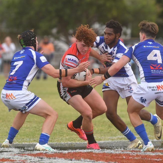 Aaron Payne Cup. Ignatius Park College against Kirwan High at Kirwan High. Kirwan captain Brookes. Picture: Evan Morgan