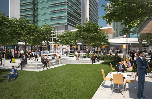 Artist’s impression of the Bella Vista precinct.