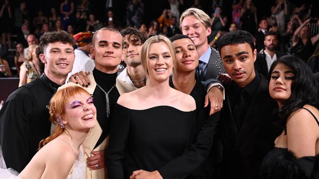 The cast of Heartbreak HIgh attend the 2022 AACTA Awards.