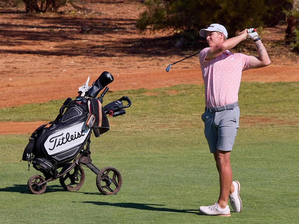 Victorian Cameron John at the 2024 WA PGA Championship in Kalgoorlie. Photo: Alex Verhagen