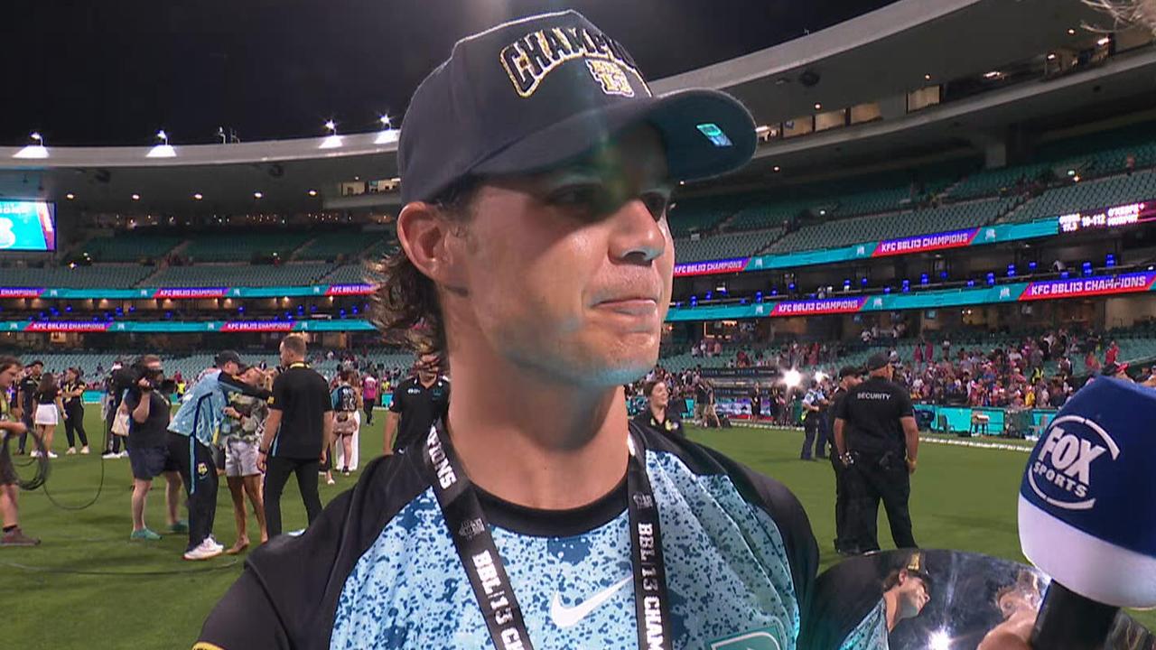 Mitchell Swepson was emotional after the Heat's win.