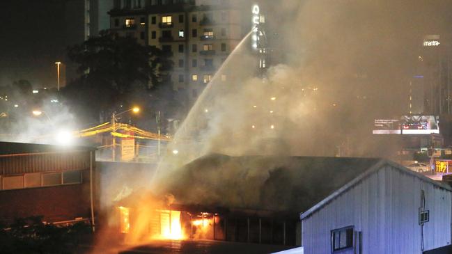 A 36-year-old man was living above the valet business in a unit where the crop was uncovered. Picture: Steve Tyson