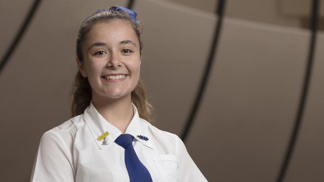 Brisbane Girls Grammar student Matina Samios received a 99.95. Picture: Supplied