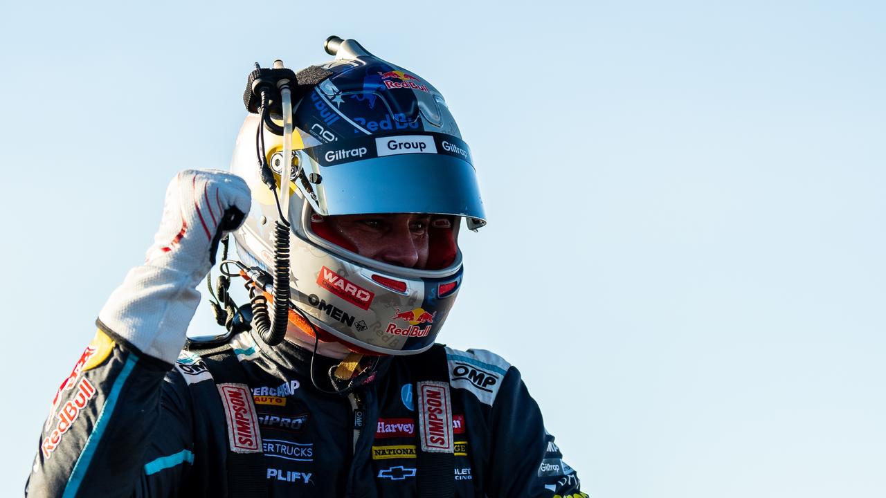 Van Gisbergen took victory in the 44-lap race ahead of Dick Johnson Racing’s Will Davison and Tickford Racing’s Cameron Waters.