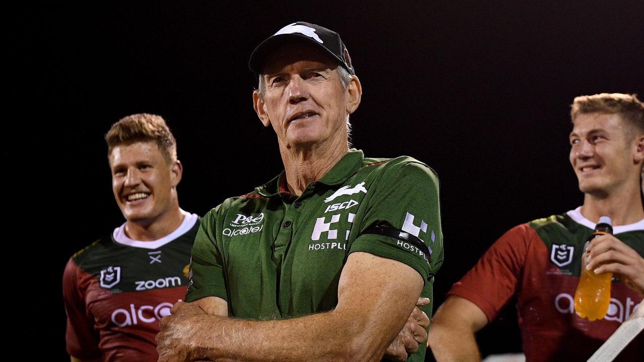 Wayne Bennett after the Rabbitohs’ Charity Shield win.