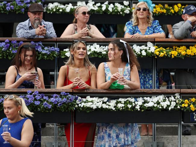 Racegoers look on prior to Race 1 The Star St Leger Stakes (Photo by Jeremy Ng/Getty Images)