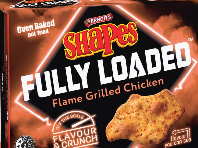 Shapes have released its new biscuit range Fully Loaded. Picture: Shapes