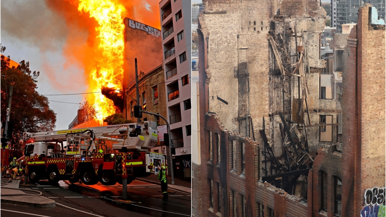 NSW Police confirm two teens, both aged 13, handed themselves in after Surry Hills building fire on Thursday