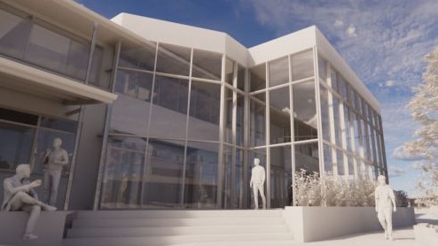 Artist impression of the Booth Centre.