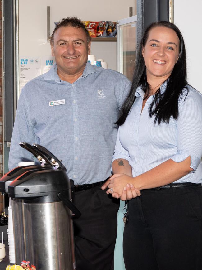 Cumberland Council employee Philip Sorbello and Belgravia worker Liz Stranix. Picture: Monique Harmer