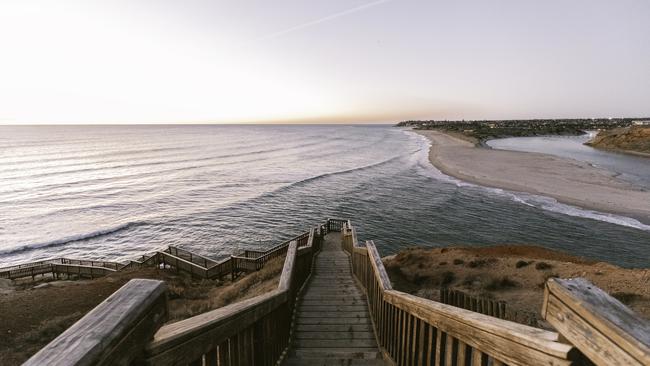 Southport Beach, Port Noarlunga. Picture: Lola Hubbard