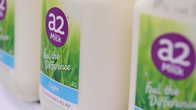 A2 milk iis expanding its presence in North America. Picture: AAP