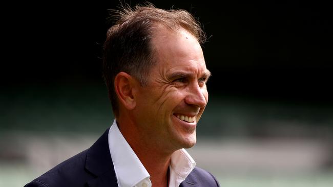 Australians coach Justin Langer has been left swinging in the breeze