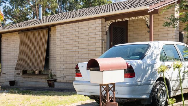 David Lawrence’s house in Morphett Vale. Picture: Matt Loxton