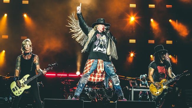 Duff McKagan, Axl Rose and Slash are back together as Guns N’ Roses.