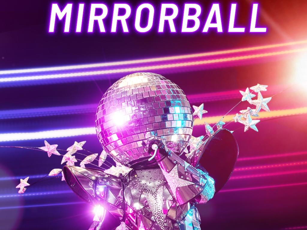 Mirrorball is one of the new masks for the fourth season of The Masked Singer Australia starting Sunday, august 7. Picture: Supplied