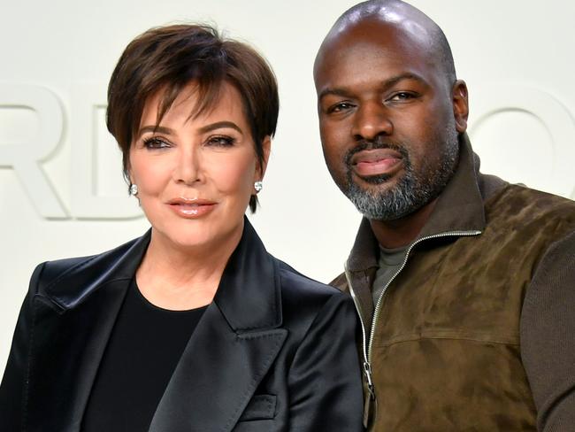 HOLLYWOOD, CALIFORNIA - FEBRUARY 07: (L-R) Kris Jenner and Corey Gamble attend the Tom Ford AW20 Show at Milk Studios on February 07, 2020 in Hollywood, California. (Photo by Amy Sussman/Getty Images)