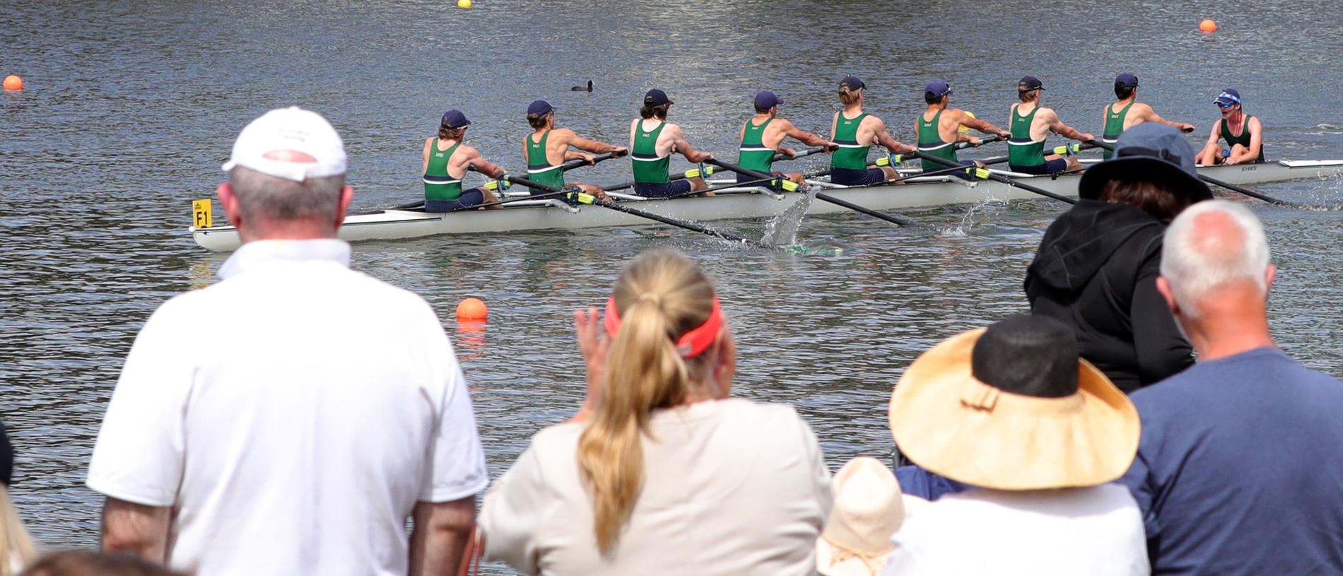 144th Barwon Regatta: Geelong College’s 8s in the division two open final. Picture: Mark Wilson