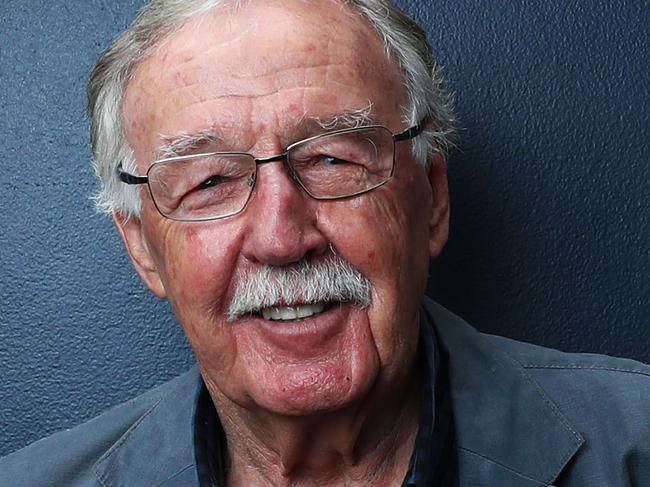 21/11/18: Author, journalist and television presenter, George Negus at Surry Hills, Sydney. He is recording a podcast for The Australian's media section. John Feder/The Australian.