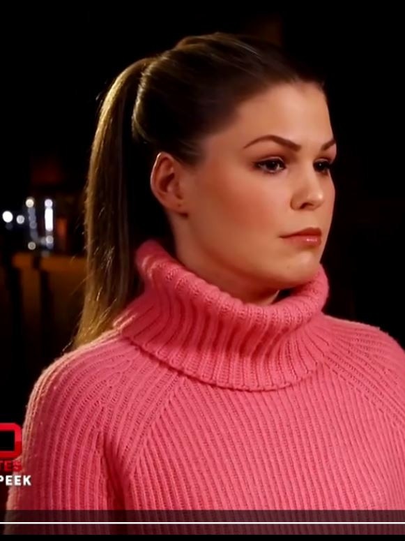 The real Belle Gibson appearing on Nine’s 60 Minutes to apologise for faking having brain cancer. Picture: 60 Minutes