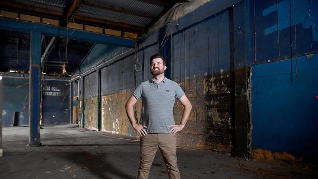 Brownfield operations manager Anthony Robertson in the Warehouse at the Mansfield Hotel. Picture: Evan Morgan